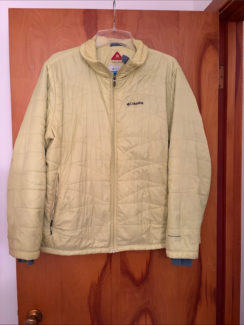 Columbia Womens plus size Light Lime Packable Puffer Jacket